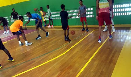 Nassau Stinger Camp practice, Bahamas, 2017
