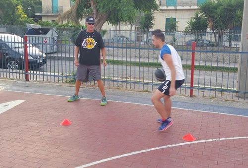 Combined camp and clinic week in Siderno, Sicily, during Coach Rick Walrond’s Italian tour